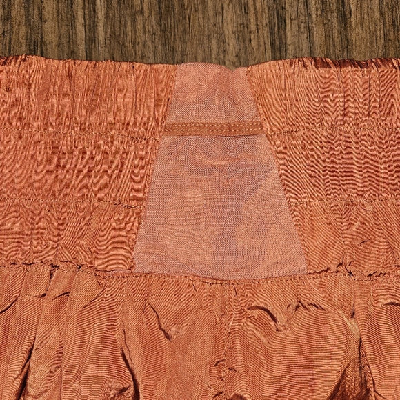 Free People FP Movement THE WAY HOME Shorts in Red Earth Burnt Orange S - Picture 4 of 6